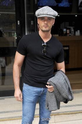 British actor Fabrizio Santino attends The Banksy Job Premiere about the day a Banksy statue was snatched from London in broad daylight, The Prince Charles Cinema, London. JUNE 12th 2017  TSTx171232