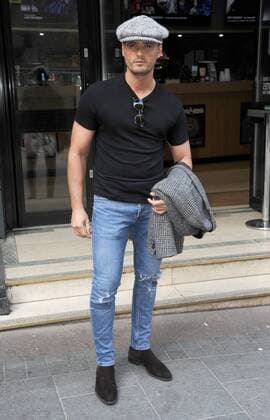 British actor Fabrizio Santino attends The Banksy Job Premiere about the day a Banksy statue was snatched from London in broad daylight, The Prince Charles Cinema, London. JUNE 12th 2017  TSTx171232