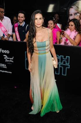 June 12, 2017 - New York, NY, United States - 12 May 2017 - New York, New York - Demi Moore, Jillian Bell, Scarlett Johansson. Rough Night NYC Premiere at AMC Loews Lincoln Square. Photo Credit: Mario Santoro AdMedia New York United States - ZUMAa123 20170612_zaa_a123_013 Copyright: xMarioxSantoro Admediax