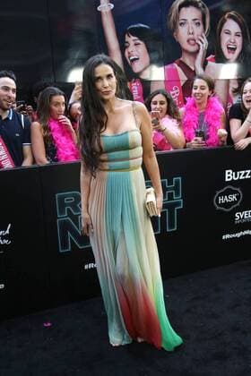 June 12, 2017 - New York, N.Y, USA - DEMI MOORE attends the Rough Night World Premiere.AMC Loews Lincoln Square 13, NYC, NYC.June 12, 2017.Photos by , Globe Photos Inc. New York USA - ZUMAms4_ 20170612_zaa_ms4_013 Copyright: xSoniaxMoskowitzx
