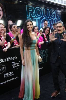June 12, 2017 - New York, N.Y, USA - DEMI MOORE attends the Rough Night World Premiere.AMC Loews Lincoln Square 13, NYC, NYC.June 12, 2017.Photos by , Globe Photos Inc. New York USA - ZUMAms4_ 20170612_zaa_ms4_014 Copyright: xSoniaxMoskowitzx