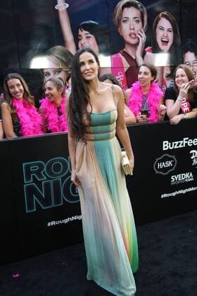June 12, 2017 - New York, N.Y, USA - DEMI MOORE attends the Rough Night World Premiere.AMC Loews Lincoln Square 13, NYC, NYC.June 12, 2017.Photos by , Globe Photos Inc. New York USA - ZUMAms4_ 20170612_zaa_ms4_015 Copyright: xSoniaxMoskowitzx