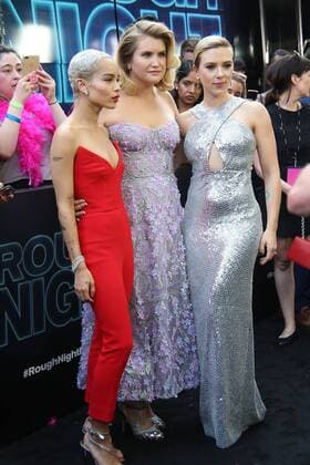 June 12, 2017 - New York, N.Y, USA - ZOE KRAVITZ , JILLIAN BELL, SCARLETT JOHANSSON attend the Rough Night World Premiere.AMC Loews Lincoln Square 13, NYC, NYC.June 12, 2017.Photos by , Globe Photos Inc. New York USA - ZUMAms4_ 20170612_zaa_ms4_025 Copyright: xSoniaxMoskowitzx
