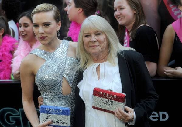 Scarlett Johansson and Geraldine Dodd arrive on the red carpet at the New York Premiere of Sony s Rough Night presented by SVEDKA Vodka at AMC Lincoln Square Theater on June 12, 2017 in New York City.  NYP20170612905 DENNISxVANxTINE