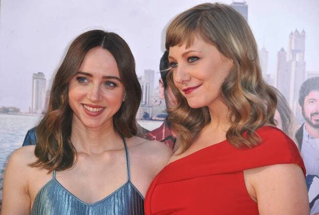 June 12, 2017 - Hollywood, California, U.S. - Zoe Kazan, Emily V. Gordon attends The Los Angeles Premiere of The Big Sick held at the Arclight Cinerama Dome in Hollywood, California on June 12, 2017. 2017 Hollywood U.S. - ZUMAl86_ 20170612_zaf_l86_006 Copyright: xDavexLongendykex