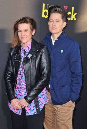 June 12, 2017 - Hollywood, California, U.S. - Cameron Esposito, Rhea Butcher attends The Los Angeles Premiere of The Big Sick held at the Arclight Cinerama Dome in Hollywood, California on June 12, 2017. 2017 Hollywood U.S. - ZUMAl86_ 20170612_zaf_l86_054 Copyright: xDavexLongendykex