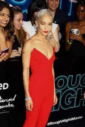 June 12, 2017 - New York, New York, U.S. - Actress ZOE KRAVITZ attends the New York premiere of Rough Night held at AMC Loews Lincoln Square. New York U.S. - ZUMAk03_ 20170612_zaf_k03_117 Copyright: xNancyxKaszermanx