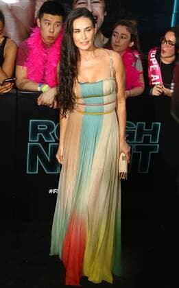 June 12, 2017 - New York, New York, U.S. - Actress DEMI MOORE attends the New York premiere of Rough Night held at AMC Loews Lincoln Square. New York U.S. - ZUMAk03_ 20170612_zaf_k03_172 Copyright: xNancyxKaszermanx