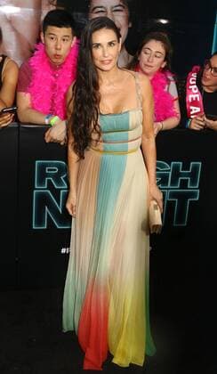 June 12, 2017 - New York, New York, U.S. - Actress DEMI MOORE attends the New York premiere of Rough Night held at AMC Loews Lincoln Square. New York U.S. - ZUMAk03_ 20170612_zaf_k03_177 Copyright: xNancyxKaszermanx
