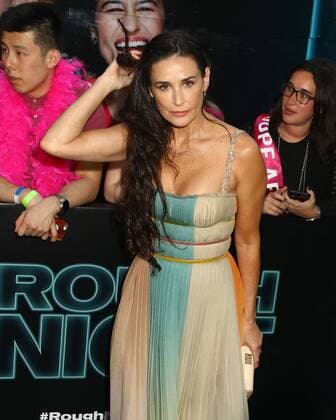 June 12, 2017 - New York, New York, U.S. - Actress DEMI MOORE attends the New York premiere of Rough Night held at AMC Loews Lincoln Square. New York U.S. - ZUMAk03_ 20170612_zaf_k03_179 Copyright: xNancyxKaszermanx