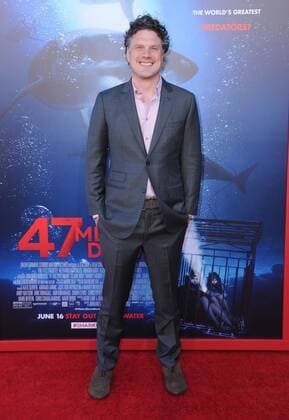 June 12, 2017 - Westwood, CA, United States - 12 June 2017 - Westwood, California - Johannes Roberts. 47 Meters Down Los Angeles Premiere held at Regency Village Theatre in Westwood. Photo Credit: AdMedia Westwood United States - ZUMAa123 20170612_zaa_a123_142 Copyright: xBirdiexThompsonx