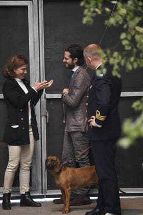 Swedish royals visit Stenhammardagen (Stenhammar day) Carl Philip de Suede Flen France  525389