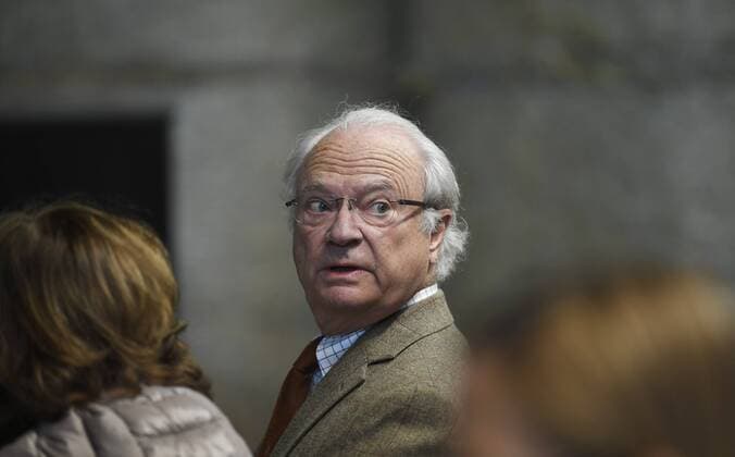 Swedish royals visit Stenhammardagen (Stenhammar day) Carl Gustav de Suede Flen France  525389