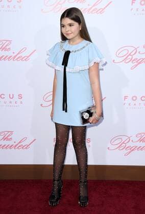 June 12, 2017 - Los Angeles, CA, United States - 12 June 2017 - Los Angeles, California - Addison Riecke. The Beguiled Premiere held at the Directors Guild of America. Photo Credit: AdMedia Los Angeles United States - ZUMAa123 20170612_zaa_a123_303 Copyright: xAdmediax