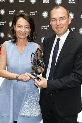 Corinne Flick und Oliver Goessler bei der Verleihung des Montblanc de la Culture Arts Patronage Award 2017 im Humboldt Carre. Berlin, 13.06.2017 Foto:xK.xWernerx xFuturexImage