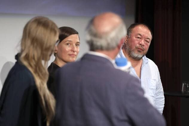 Ai Weiwei bei der Premiere der Dokumentation Ai Weiwei Drifting im Hackesche Höfe Kino. Berlin, 13.06.2017 Foto:xS.xGabschx xFuturexImage