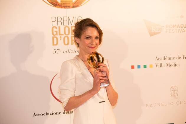 Italy: Golden Globe Awards Ceremony 2017 Italian actress Isabella Ragonese Photocall of the 2017 Globe Awards ceremony evening in the Villa Medici Gardens.  MatteoxNardone