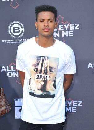 June 14, 2017 - Hollywood, California, U.S. - Trevor Jackson attends The Los Angeles Premiere of All Eyez On Me held at The Village Theatre in Westwood, California on June 14, 2017 . 2017 Hollywood U.S. - ZUMAl86_ 20170614_zaf_l86_026 Copyright: xDavexLongendykex