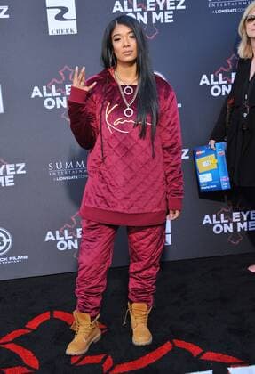 June 14, 2017 - Hollywood, California, U.S. - Mila J attends The Los Angeles Premiere of All Eyez On Me held at The Village Theatre in Westwood, California on June 14, 2017 . 2017 Hollywood U.S. - ZUMAl86_ 20170614_zaf_l86_045 Copyright: xDavexLongendykex