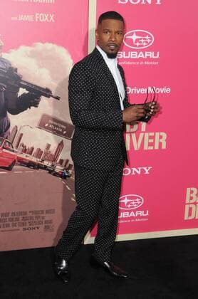 June 14, 2017 - Los Angeles, CA, United States - 14 June 2017 - Los Angeles, California - Jamie Foxx. Los Angeles Premiere of Baby Driver held at the Ace Hotel Downtown in Los Angeles. Photo Credit: AdMedia Los Angeles United States - ZUMAa123 20170614_zaa_a123_053 Copyright: xBirdiexThompsonx