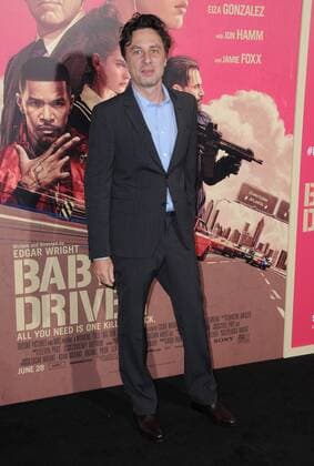 June 14, 2017 - Los Angeles, CA, United States - 14 June 2017 - Los Angeles, California - Zach Braff. Los Angeles Premiere of Baby Driver held at the Ace Hotel Downtown in Los Angeles. Photo Credit: AdMedia Los Angeles United States - ZUMAa123 20170614_zaa_a123_162 Copyright: xBirdiexThompsonx