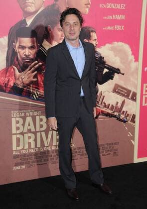June 14, 2017 - Los Angeles, CA, United States - 14 June 2017 - Los Angeles, California - Zach Braff. Los Angeles Premiere of Baby Driver held at the Ace Hotel Downtown in Los Angeles. Photo Credit: AdMedia Los Angeles United States - ZUMAa123 20170614_zaa_a123_155 Copyright: xBirdiexThompsonx