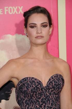 June 14, 2017 - Los Angeles, CA, United States - 14 June 2017 - Los Angeles, California - Lily James. Los Angeles Premiere of Baby Driver held at the Ace Hotel Downtown in Los Angeles. Photo Credit: AdMedia Los Angeles United States - ZUMAa123 20170614_zaa_a123_057 Copyright: xBirdiexThompsonx