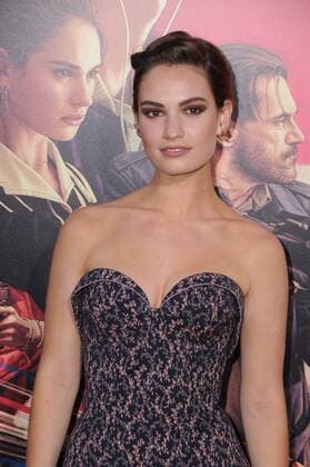 June 14, 2017 - Los Angeles, CA, United States - 14 June 2017 - Los Angeles, California - Lily James. Los Angeles Premiere of Baby Driver held at the Ace Hotel Downtown in Los Angeles. Photo Credit: AdMedia Los Angeles United States - ZUMAa123 20170614_zaa_a123_061 Copyright: xBirdiexThompsonx
