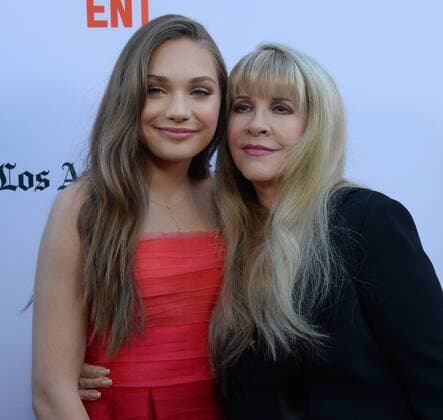Cast member Maddie Ziegler (L) and singer-songwriter Stevie Nicks attend the premiere of the motion picture dramatic thriller The Book of Henry at the ArcLight in Culver City, California on June 14, 2017. Storyline: A single mother discovers a scheme in her son s book to rescue a young girl from the hands of her abusive stepfather and sets out to execute the plan at any cost.  LAP2017061419 JIMxRUYMEN