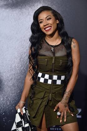 Singer songwriter Keyshia Cole arrives for the premiere of All Eyez on Me at the Westwood Village Theaters in Los Angeles, California on June 14, 2017.  LAP20170614828 CHRISTINExCHEW