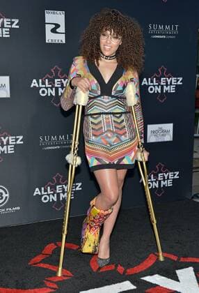 Grace Gibson arrives for the premiere of All Eyez on Me at the Westwood Village Theaters in Los Angeles, California on June 14, 2017.  LAP20170614814 CHRISTINExCHEW