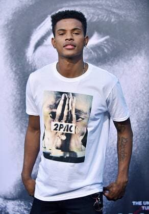 Trevor Jackson arrives for the premiere of All Eyez on Me at the Westwood Village Theaters in Los Angeles, California on June 14, 2017.  LAP20170614835 CHRISTINExCHEW