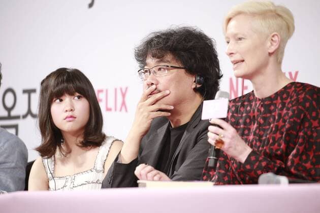 Joon-ho Bong attends the press conference to promote his new movie Okja in Seoul, Korea on 14th June, 2017.(China and Korea Rights Out)  2017061500606