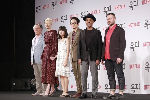 Joon-ho Bong attends the press conference to promote his new movie Okja in Seoul, Korea on 14th June, 2017.(China and Korea Rights Out)  2017061500607