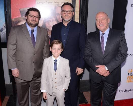 Bobby Moynihan, Colin Trevorrow, Jacob Tremblay and Dean Norris attend the opening night premiere of Focus Features The Book of Henry during the 2017 Los Angeles Film Festival at Arclight Cinemas Culver City in Culver City, California on June 14, 2017. 2017 - USA - Los Angeles Film Festival - Opening Night Premiere Of Focus Features The Book Of Henry .  Copyright: xBillyxBennightx