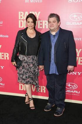 Patton Oswalt und Meredith Salenger bei der Baby Driver Film Premiere am 14.06.2017 in Los Angeles Baby Driver Filmpremiere in Los Angeles, 2017 