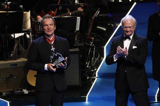 Sting, King Carl XVI Gustaf Polar Music Prize 2017, awards ceremony, Stockholm, Sweden, 2017-06-15 (c) Patrik C Österberg IBL XPBE Carl Gustav de Suede; Sting Stockholm Sweden  525979
