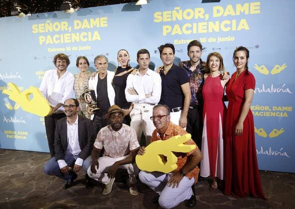 The cast of Senor, dame paciencia pose during the premiere of the film in Madrid, Spain, 15 June 2017. Senor, dame paciencia premiere in Madrid !ACHTUNG: NUR REDAKTIONELLE NUTZUNG!  Copyright: xKikoxHuescax MAD001 20170616-636331698787746404
