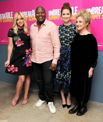 June 15, 2017 - Los Angeles, CA, United States - 15 June 2017 - Los Angeles, California - Jane Krakowski, Titus Burgess, Ellie Kemper, Carol Kane. FYC Unbreakable Kimmy Schmidt held at the UCB Sunset Theater in Los Angeles. Photo Credit: AdMedia Los Angeles United States - ZUMAa123 20170615_zaa_a123_255 Copyright: xBirdiexThompsonx