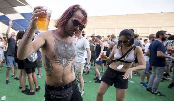 June 15, 2017 - Barcelona, Catalonia, Spain - Images of electronic moÂºsic festival Sonar 2017 in Barcelona, Spain on June 15, 2017 Barcelona Spain  - ZUMAn230 20170615_zaa_n230_427 Copyright: xMiquelxLlopx