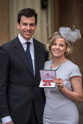 . 16 06 2017. London, United Kingdom. Suzanne Wolff, who received an OBE with her husband Toto Wolff at an Investiture at Buckingham Palace in London.  xCPNAx xi-Imagesx IIM-15396-0010