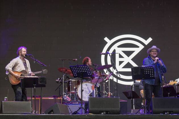 June 16, 2017 - Eau Claire, Wisconsin, U.S - JUSTIN VERNON and JEFF TWEEDY perform Bon Iver Presents John Prine & The American Songbook during Eaux Claires Music Festival in Eau Claire, Wisconsin Eau Claire U.S. - ZUMAs135 20170616_zap_s135_009 Copyright: xDanielxDeSloverx