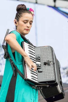 June 16, 2017 - Eau Claire, Wisconsin, U.S - JULIETA VENEGAS during Eaux Claires Music Festival in Eau Claire, Wisconsin Eau Claire U.S. - ZUMAs135 20170616_zap_s135_024 Copyright: xDanielxDeSloverx