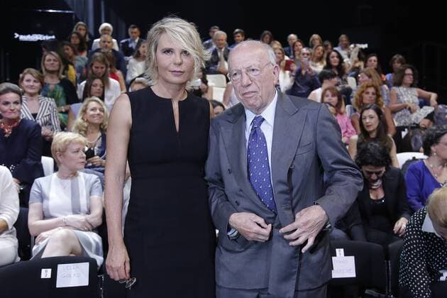 Fedele Confalonieri e Maria De Filippi Roma 16 06 2017. Rai. Trasmissione per la consegna del premio Marisa Bellisario 2017 Rome June 16th 2017. Rai tv. Assignment of the Golden Apples of the XXIX edition of the Marisa Bellisario Prize Foto Samantha Zucchi Insidefoto SamanthaxZucchi
