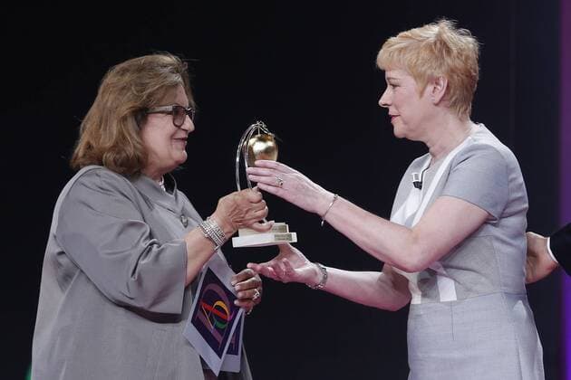 Linda Jackson Roma 16 06 2017. Rai. Trasmissione per la consegna del premio Marisa Bellisario 2017 Rome June 16th 2017. Rai tv. Assignment of the Golden Apples of the XXIX edition of the Marisa Bellisario Prize Foto Samantha Zucchi Insidefoto SamanthaxZucchi