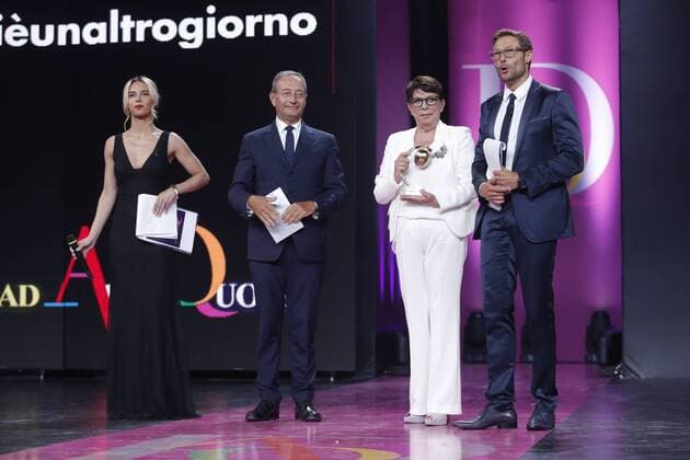 Antonio Catricala e Paola Basilone Roma 16 06 2017. Rai. Trasmissione per la consegna del premio Marisa Bellisario 2017 Rome June 16th 2017. Rai tv. Assignment of the Golden Apples of the XXIX edition of the Marisa Bellisario Prize Foto Samantha Zucchi Insidefoto SamanthaxZucchi