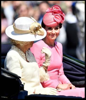 . 17 06 2017. London, United Kingdom. Trooping the Colour. The Duchess of Cambridge and the Duchess of Cornwall join HM The Queen Elizabeth II for Trooping the Colour.  xAndrewxParsonsx xi-Imagesx IIM-15403-0034