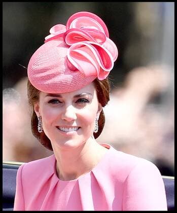 . 17 06 2017. London, United Kingdom. Trooping the Colour. The Duchess of Cambridge arrives back at Buckingham, Palace after the Trooping the Colour.  xAndrewxParsonsx xi-Imagesx IIM-15403-0116