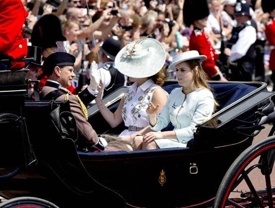 17-06-2017 England The ceremony of the Trooping the Colour, marking the monarch s official birthday, in London. Princess and Eugenie and Princess Beatrice  Copyright: xPPEx