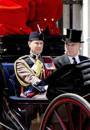 17-06-2017 England The ceremony of the Trooping the Colour, marking the monarch s official birthday, in London. Prince Andrew and Prince Edward  Copyright: xPPEx